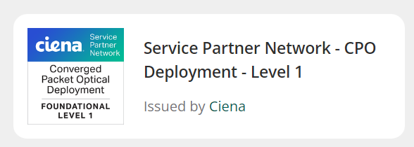 Ciena CPO Deployment